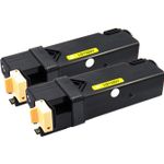 Pack de 2 Dell 593-10260 (PN124 / KU054) toner compatibles alta capacidad amarillo (Ink Hero)