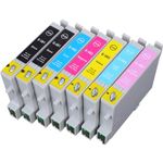 Pack de 7 Epson T0487 cartuchos de tinta compatibles (Ink Hero)