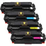 Pack de 4 HP 410X toner compatibles alta capacidad (Ink Hero)