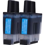 Pack de 2 Brother LC900C cartuchos de tinta cyan compatibles (Ink Hero)