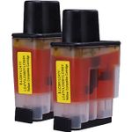 Pack de 2 Brother LC900Y cartuchos de tinta amarillo compatibles (Ink Hero)