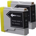 Pack de 2 Brother LC970BK cartuchos de tinta compatibles negro (Ink Hero)