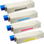 Pack de 4 OkiData C5650 / C5750 toner compatibles alta capacidad (Ink Hero)