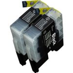 Pack de 2 Brother LC1240BK (LC1220) cartuchos de tinta compatibles negro alta capacidad (Ink Hero)