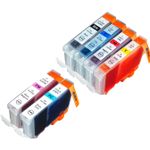 Pack de 6 Canon CLI-8 cartuchos de tinta compatibles (Ink Hero)