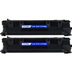 Pack de 2 HP 80A (CF280A) toner compatibles noir (Ink Hero)