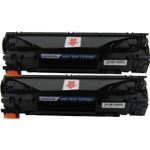 Pack de 2 HP 35A (CB435A) toner compatibles negro (Ink Hero)