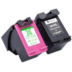 Pack de 2 HP 301XL cartuchos de tinta compatibles alta capacidad (Ink Hero)