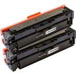 Pack de 2 HP 201X / CF400X (201A / CF400A) toner compatibles alta capacidad negro (Ink Hero)