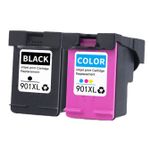 Pack de 2 HP 901XL cartuchos de tinta compatibles alta capacidad (Ink Hero)