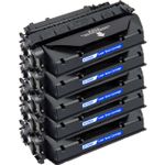 Pack de 5 HP 80X (CF280X) toner compatibles alta capacidad negro (Ink Hero)