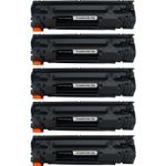 Pack de 5 HP 78A (CE278A) toner compatibles negro (Ink Hero)