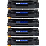 Pack de 5 HP 85A (CE285A) toner compatibles negro (Ink Hero)