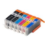 Pack de 6 Canon PGI-580XXL & CLI-581XXL cartuchos de tinta compatibles super alta capacidad (Ink Hero)