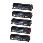 Pack de 5 Canon 715 toner compatibles negro (Ink Hero)