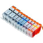 Pack de 10 Canon PGI-5 & CLI-8 cartuchos de tinta compatibles (Ink Hero)