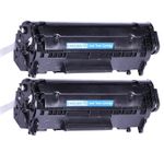 Pack de 2 Canon 703 toner compatibles negro (Ink Hero)