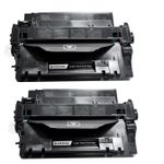 Pack de 2 HP 55A (CE255A) toner compatibles negro (Ink Hero)