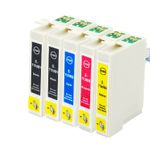 Pack de 5 Epson T0715 cartuchos de tinta compatibles (Ink Hero)