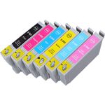 Pack de 6 Epson T0807 cartuchos de tinta compatibles (Ink Hero)