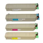 Pack de 4 Oki C810, C810N, C830, C830N toner compatibles (Ink Hero)