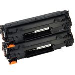 Pack de 2 Canon 725 toner compatibles negro (Ink Hero)