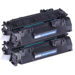 Pack de 2 HP 05A (CE505A) toner compatibles negro (Ink Hero)