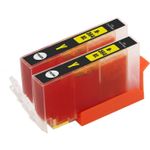 Pack de 2 HP 364XL (CB325EE) cartuchos de tinta compatibles alta capacidad amarillo (Ink Hero)