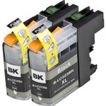 Pack de 2 Brother LC223 (LC221) cartuchos de tinta compatibles alta capacidad negro (Ink Hero)