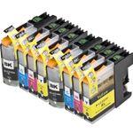 Pack de 8 Brother LC223 (LC221) cartuchos de tinta compatibles alta capacidad (Ink Hero)