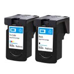 Pack de 2 Canon PG-512 & CLI-513 cartuchos de tinta compatibles (Ink Hero)