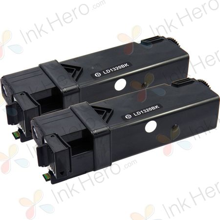 Pack de 2 Dell 593-10258 (DT615) toner compatibles alta capacidad negro (Ink Hero)