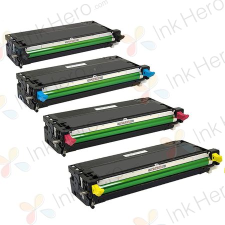 Pack de 4 Dell 3110cn / 3115cn toner compatibles alta capacidad (Ink Hero)