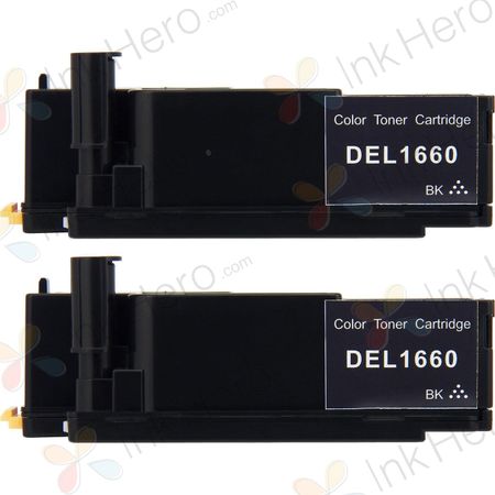 Pack de 2 Dell 593-11040 (N51XP) toner compatibles negro (Ink Hero)