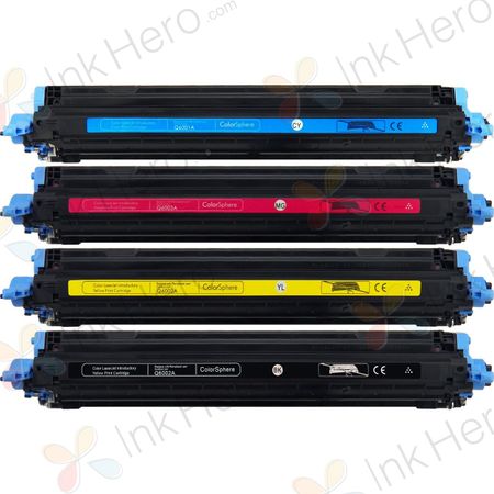 Pack de 4 HP 124 toner compatibles (Ink Hero)