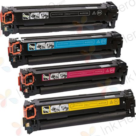 Pack de 4 HP 131X & HP 131A toner compatibles (Ink Hero)