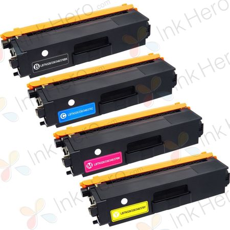 Pack de 4 Brother TN326 (TN321) toner compatibles alta capacidad (Ink Hero)