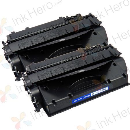 Pack de 2 Canon 719 toner compatibles negro (Ink Hero)