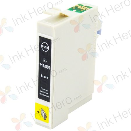 Epson T0711 cartucho de tinta compatible negro (Ink Hero)