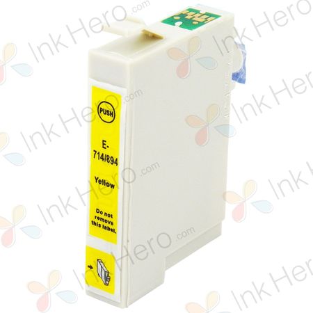 Epson T0714 cartucho de tinta compatible amarillo (Ink Hero)