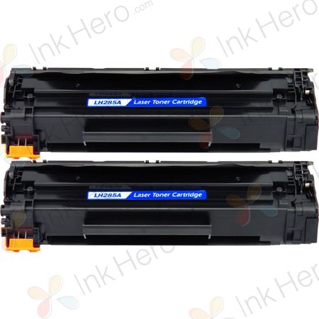 Pack de 2 HP 85A (CE285A) toner compatibles negro (Ink Hero)