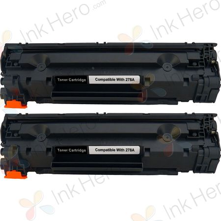 Pack de 2 HP 78A (CE278A) toner compatibles negro (Ink Hero)