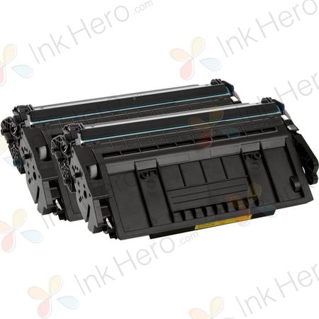 Pack de 2 HP 87A (CF287A) toner compatibles negro (Ink Hero)