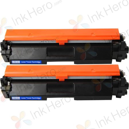 Pack de 2 Canon 051H (2169C002) toner compatibles alta capacidad negro (Ink Hero)