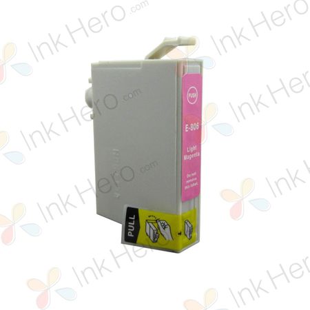 Epson T0806 cartucho de tinta compatible magenta claro (Ink Hero)