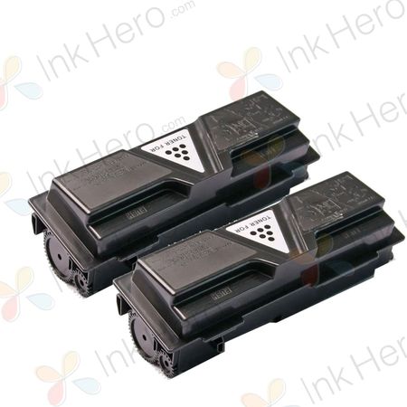 Pack de 2 Kyocera TK-1140 toner compatibles negro (Ink Hero)