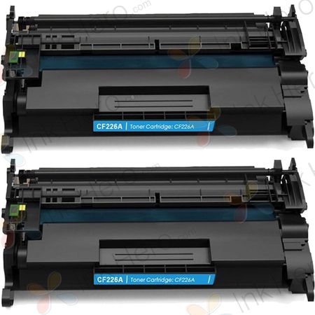 Pack de 2 HP 26A (CF226A) toner compatibles negro (Ink Hero)