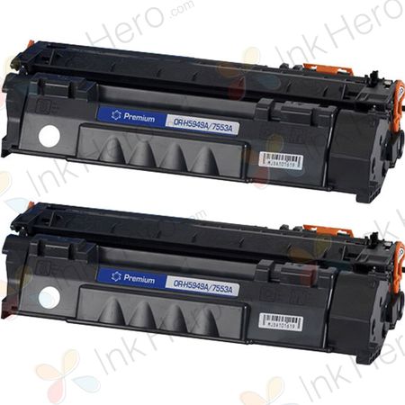 Pack de 2 Canon 715 toner compatibles negro (Ink Hero)