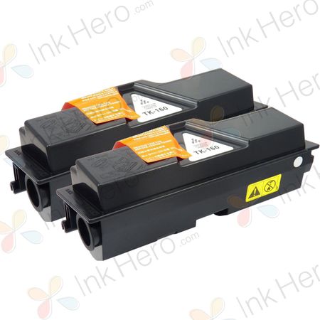 Pack de 2 Kyocera TK-160 toner compatibles (Ink Hero)