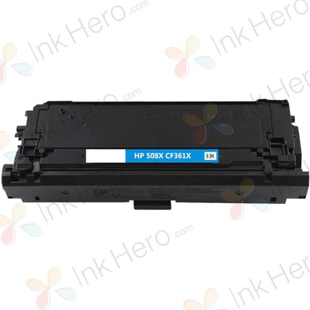 HP 508X (CF361X) toner compatible alta capacidad cyan (Ink Hero)